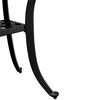 vidaXL Garden Table Black &Oslash;48x53 cm Cast Aluminium