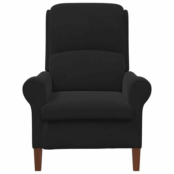 vidaXL Armchair Black 76 x 94 x 102 cm Velvet