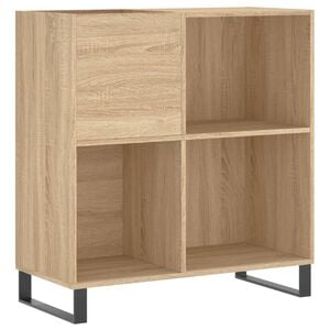 vidaXL Record Cabinet Sonoma Oak 84.5x38x89 cm Engineered Wood