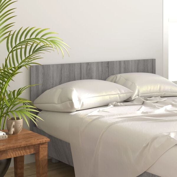 vidaXL Bed Headboard Grey Sonoma 160x1.5x80 cm Engineered Wood