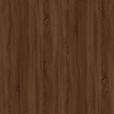 vidaXL Coffee Table Brown Oak 100x50x35 cm Engineered Wood