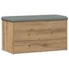 vidaXL Storage Bench Artisan Oak 82x42x45 cm Engineered Wood