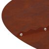 vidaXL suitable for Flat Tree Ring Brown &Oslash;40 / 70 cm Weathering Steel