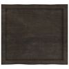 vidaXL Table Top Dark Brown 60x50x(2-4) cm Treated Solid Wood Live Edge