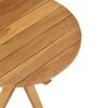 vidaXL Side Table Brown 55 x 55 x 51 cm Solid Teak Wood