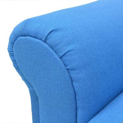 vidaXL Sofa Bed Fabric Blue