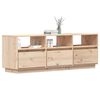 vidaXL TV Cabinet 140x37x50 cm Solid Wood Pine