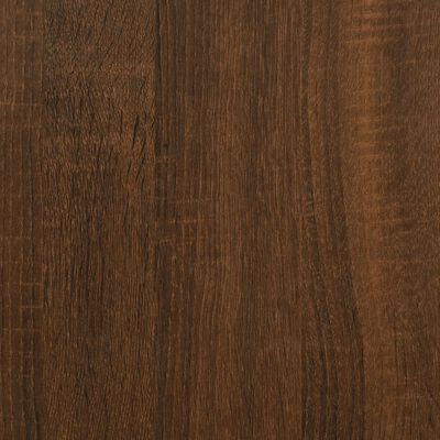 vidaXL TV Cabinet Brown Oak 73x35.5x47.5 cm Engineered Wood