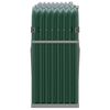 vidaXL Log Holder Green 180x45x100 cm Galvanised Steel