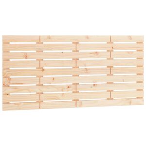 vidaXL Wall Headboard 141x3x63 cm Solid Wood Pine