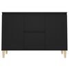 vidaXL Sideboard Black 101x35x70 cm Engineered Wood