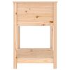 vidaXL Planter with Shelf 82.5x54x81 cm Solid Wood Pine