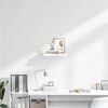 vidaXL Floating Wall Shelf High Gloss White 40x23x3.8 cm MDF