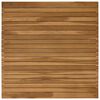 vidaXL Table Top 80 x 80 x 3.5 cm Square Solid Teak Wood Natural