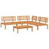 vidaXL 4 Piece Garden Pallet Sofa Set Solid Wood Acacia