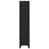 vidaXL Locker Cabinet Black 38x45x180 cm Steel