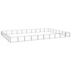 vidaXL Dog Kennel Black 70 m&sup2; Steel