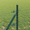 vidaXL Fence Post Green 25 x 1 m (50 mm mesh) Steel