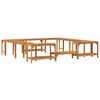 vidaXL Hot Tub Surround Solid Acacia Wood Brown