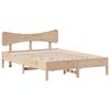 vidaXL Bed Frame without Mattress 150x200 cm King Size Solid Wood Pine
