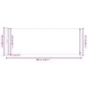 vidaXL Patio Retractable Side Awning 220x600 cm Cream