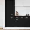 vidaXL Hanging Cabinet Black Oak 30 x 46 x 81.5 cm Engineered Wood