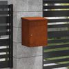 vidaXL Parcel Drop Box Rusty 47.5 x 38 x 59 cm Weathering Steel