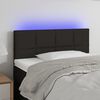 vidaXL LED Headboard Black 100 cm Fabric