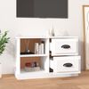 vidaXL TV Cabinet White 73x35.5x47.5 cm Engineered Wood