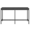 vidaXL Garden Table Grey 203.5x90x110 cm Solid Wood Pine