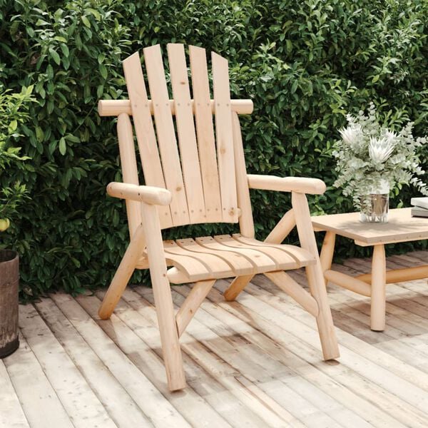 vidaXL Garden Chair 68x86x103 cm Solid Wood Spruce