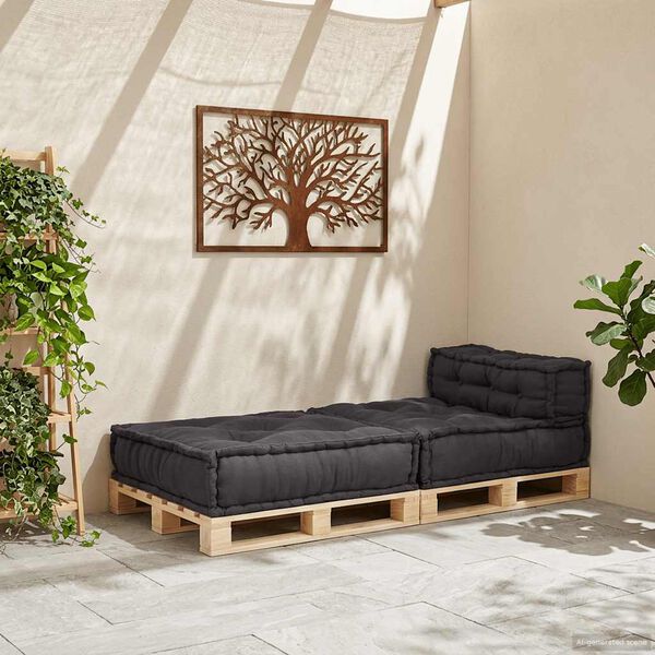 vidaXL Modular Sofa Unit Anthracite 70x70x54 Fabric