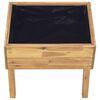 vidaXL Raised Garden Planter 50x40x45 cm Solid Acacia Wood