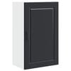 vidaXL Wall Cabinet PORTO Black 50 x 31 x 80 cm Engineered Wood