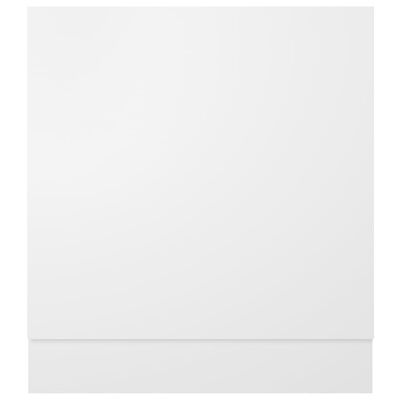 vidaXL Dishwasher Panel White 59.5x3x67 cm Engineered Wood