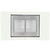 vidaXL Island Range Hood 90 cm Stainless Steel 756 m&sup3;/h LED