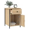 vidaXL Bedside Cabinet Sonoma Oak 40x42x60 cm Engineered Wood