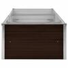 vidaXL Garden Raised Bed Brown 240x80x45 cm Galvanised Steel