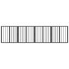 vidaXL Dog Gate 4 pcs Black 60 x 60 cm Galvanised Steel