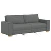 vidaXL 3-Seater Sofa Dark Grey 220x78x84 cm Fabric