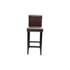 vidaXL Bar Stools 2 pcs Dark Brown Faux Leather