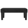 vidaXL Bench Black 70x30x30 cm Velvet