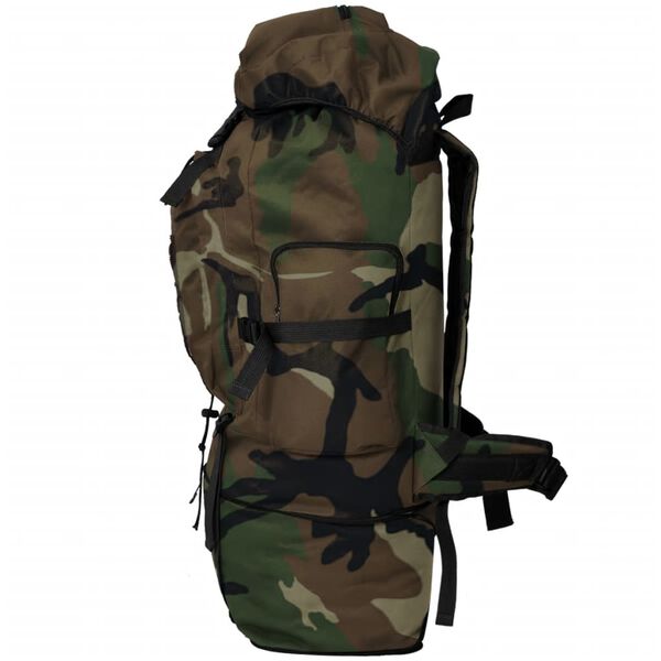 vidaXL Army-Style Backpack XXL 100 L Camouflage