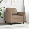 vidaXL Sofa Chair Cappuccino 60 cm Faux Leather