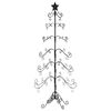 vidaXL Metal Christmas Tree for Decoration Black 180 cm