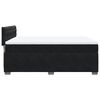 vidaXL Box Spring Bed with Mattress Black Double Velvet