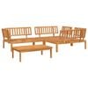 vidaXL 4 Piece Garden Pallet Sofa Set Solid Wood Acacia