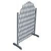 vidaXL Trellis Fence Solid Firwood 1,8x1 m Grey