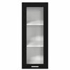 vidaXL Hanging Cabinet Black Oak 40 x 31 x 100 cm Engineered Wood