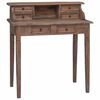 vidaXL Writing Desk with Drawers 90x50x101 cm Solid Mahogany Wood